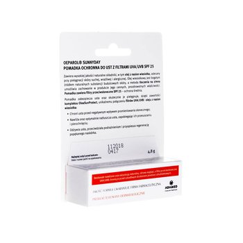 Oeparol Sunnyday Pomadka Z Filtrem Spf25 - Oeparol