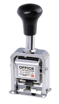 Office Products, Numerator Automatyczny 6 Cyfr,  Srebrny - Office Products