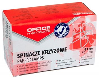 Office Products, spinacze biurowe, krzyżowe, 50 sztuk - Office Products
