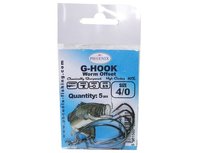 OFFSETOWE HACZYKI G-HOOK - #4/0 - OSTRZONE CHEMICZNIE - PHX-B23-4/0 - 5 szt. PHOENIX