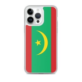 Oficjalne etui z flagą Mauretanii na iPhone'a 14 Pro Max - Inny producent (majster PL)