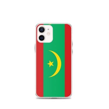 Oficjalne mini etui z flagą Mauretanii na iPhone'a 12 - Inny producent (majster PL)