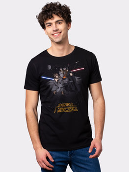 OGNIEM I MIECZEM / koszulka męska / czarna - Nadwyraz.com