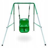 Ogrodowa huśtawka dla niemowląt i małych dzieci z pasem bezpieczeństwa