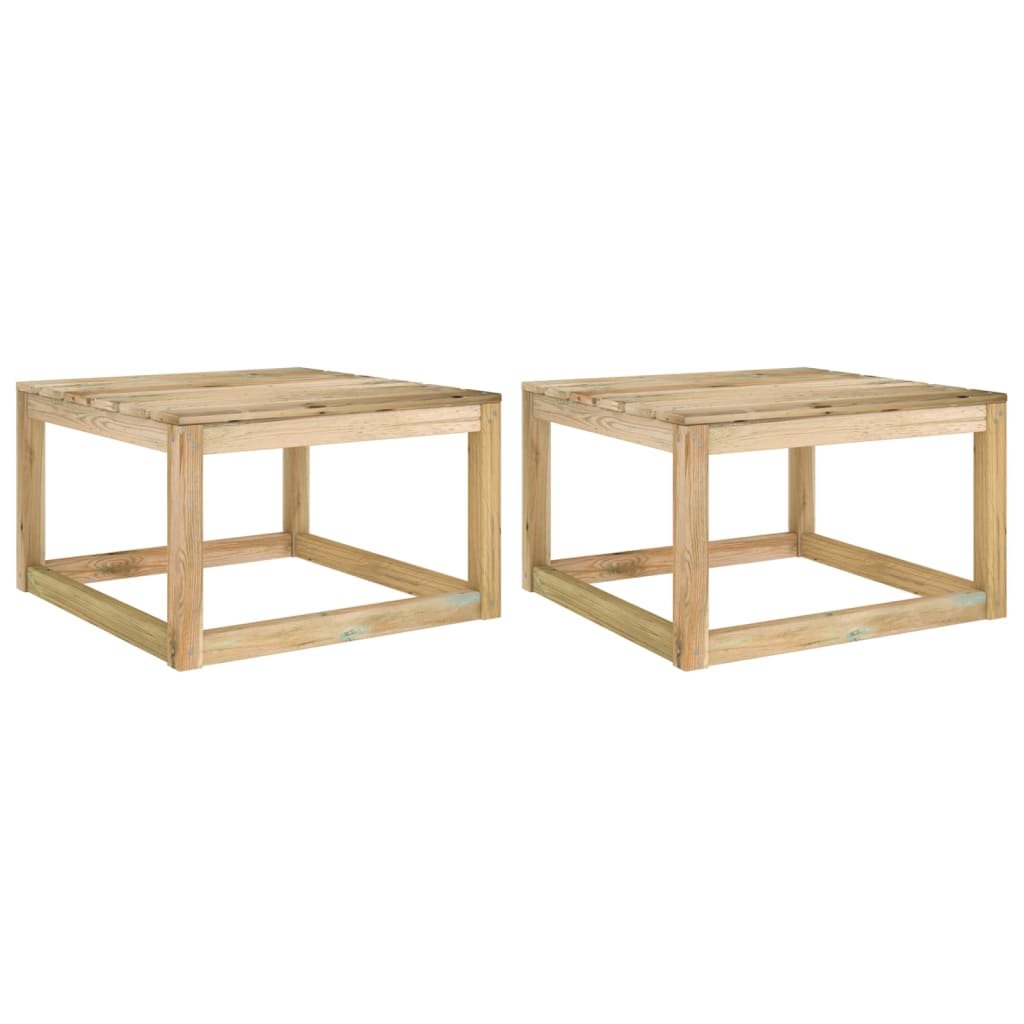 Фото - Садові меблі VidaXL Ogrodowe stoliki z palet, 2 szt., 60x60x36,5 cm, drewno sosnowe 