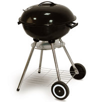 Ogrodowy Grill Węglowy, Okrągły Z Popielnikiem I Pokrywą