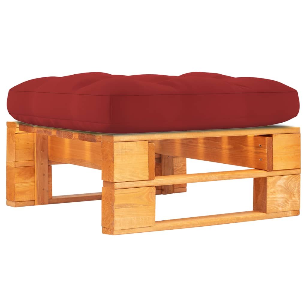 Фото - Садові меблі VidaXL Ogrodowy stołek z palet, impregnowane drewno sosnowe 