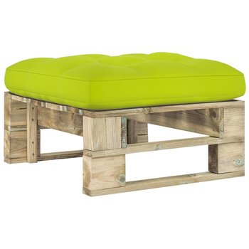 Ogrodowy stołek z palet, impregnowane drewno sosnowe - vidaXL
