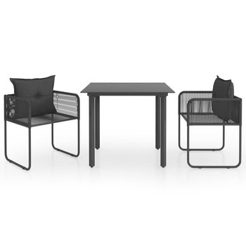 Ogrodowy zestaw mebli - stół + 2 krzesła - Zakito