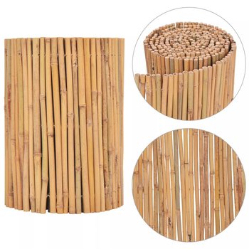 Ogrodzenie bambusowe vidaXL, brązowe, 0,3x5 m - vidaXL