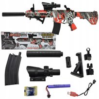 Ogromny Karabin Pistolet Kulki Żelowe Duży Zestaw