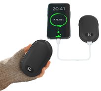 Ogrzewacz Do Dłoni - Powerbank 5200Mah 2W1 - Czarny