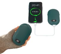 Ogrzewacz Do Dłoni - Powerbank 5200Mah 2W1 - Zielony Perfectlife