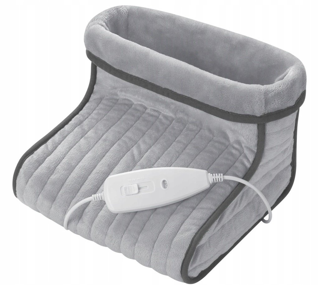 Ogrzewacz stóp Medisana FWS but elektryczny szary foot warmer miękki koc