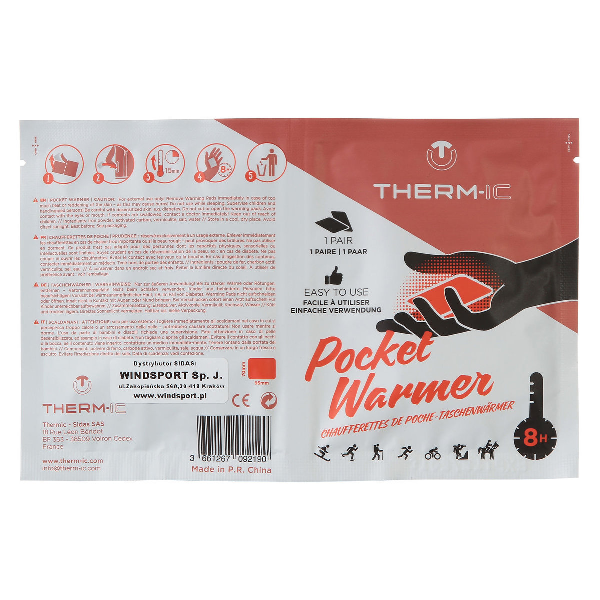 Chaufferettes pieds Toe Warmer Therm-Ic