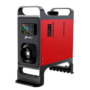 Ogrzewanie postojowe / nagrzewnica HCALORY HC-A02, 8 kW, Diesel, Bluetooth (czerwone) - Eworldhome Limited