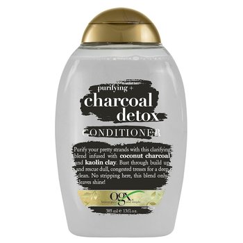 OGX Charcoal Detox, Odżywka Głęboko Oczyszczająca, 385ml - OGX