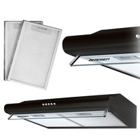 Okap kuchenny podszafkowy 50cm Berdsen czarny 10A