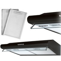 Okap kuchenny podszafkowy 60cm Berdsen czarny 10A