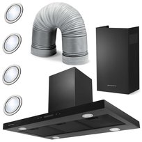 Okap kuchenny wyspowy wolnostojący BERDSEN BE-90E