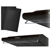 Okap podszafkowy kuchenny 60cm Berdsen czarny 10A