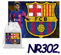 Okazja- Puzzle 252El. Układanka Lamine Yamal Barca + Woreczek Z Nadrukiem Inna marka