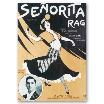 Okładka muzyczna Señorita  Rag 50x70 - Legendarte
