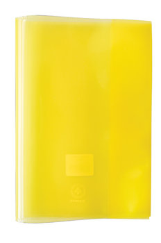 Okładka na zeszyt gimboo, krystaliczna, a4, 150mikr., żółta - Gimboo