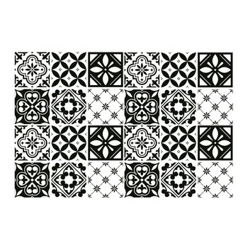 Okleina na kafle 24szt czarnobiałe Maroko 20x20 cm, Coloray - Coloray