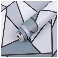 Okleina Samoprzylepna Dekoracyjna 44X300Cm Szary Wodoodporna Kuchenna Diy