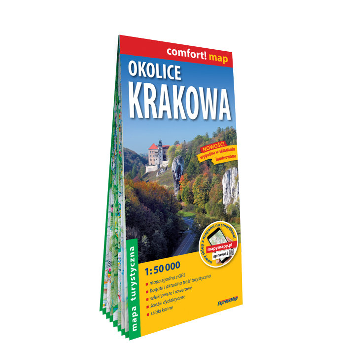 Okolice Krakowa. Mapa turystyczna 1:50 000-Zdjęcie-0