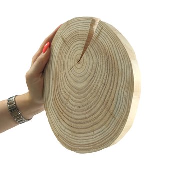 Okorowany Plaster Modrzewia 15-20 Cm Gr. 2,5 Cm Szlifowany Drewno Modrzewiowe Naturalny Surowy / Wamar-Sosenka - Inny producent