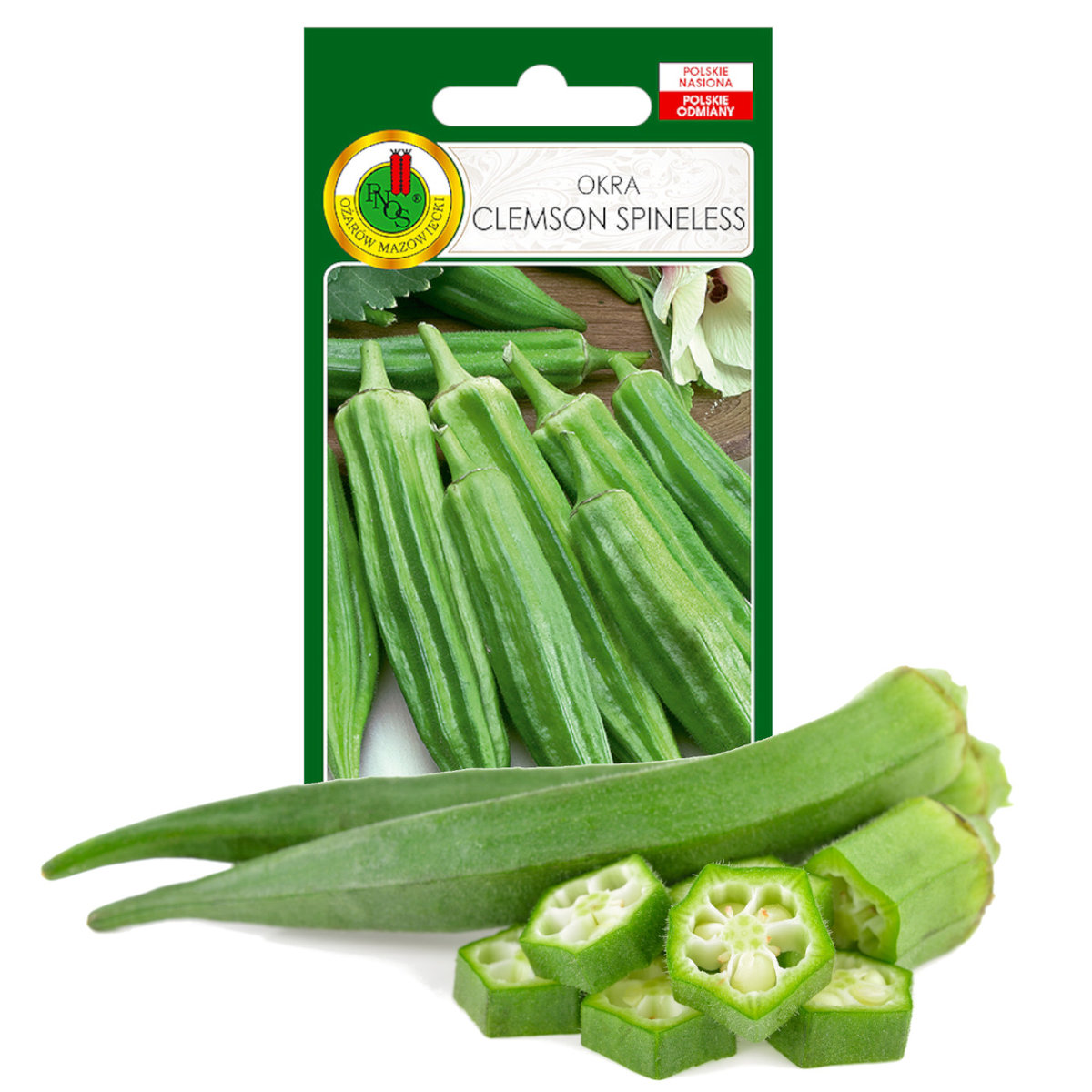 OKRA CLEMSON SPINELESS NASIONA BEZ GMO 2g - PNOS | Sklep EMPIK.COM