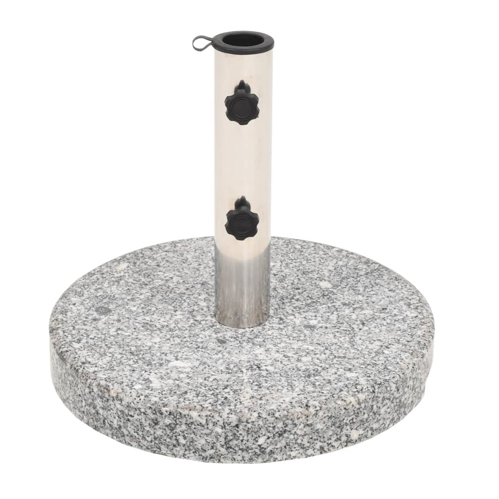 Okrągła podstawa pod parasol VIDAXL, granitowa, 20 kg