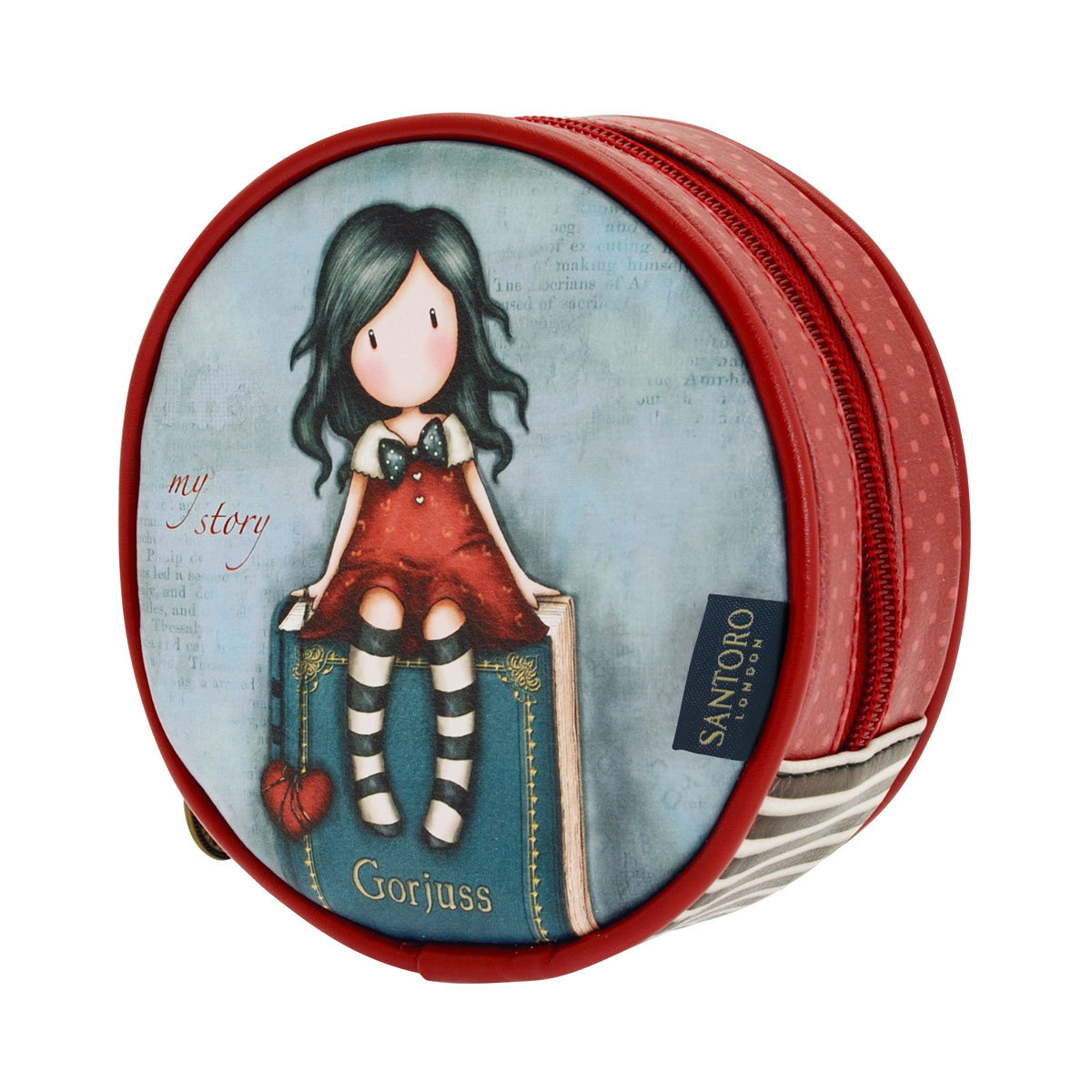 Okrągła saszetka Gorjuss My story Santoro London Sklep