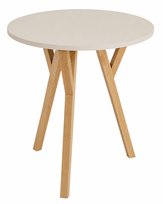 Okrągły STÓŁ STOLIK 70 cm KASZMIR nogi dąb nowoczesny loftowy PRODUKT PL KARSTYL