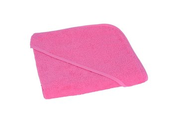Okrycie kąpielowe 80x80 niemowlęce różowe ręcznik z kapturkiem 9078S 380g/m2 Clarysse - Clarysse