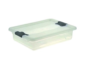 OKT, Crystalbox, Pojemnik z pokrywą, transparentny, 7 l - OKT