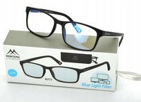 Okulary +3.00 Do Czytania Z Filtrem Blue Light Do Komputera Ochronne