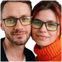 Okulary Blokujące Niebieskie Światło - Classic Day NoBlue | Okulary Do Komputera