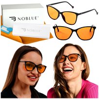 Okulary Blokujące Światło Niebieskie - Cat Orange NoBlue | Okulary Do Komputera