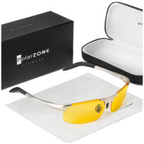 Okulary do jazdy nocą dla kierowców polaryzacyjne rozjaśniające żółte - PZ-103y-4