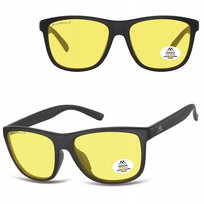 Okulary do Jazdy Nocą Prostokątne Rozjaśniające Polaryzacja Męskie MONTANA