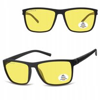 Okulary do Jazdy Nocą Prostokątne Rozjaśniające Polaryzacja Męskie MONTANA