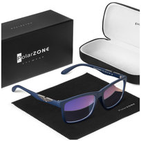 Okulary do komputera z filtrem światła niebieskiego zerówki męskie - PZ-1101K-10M
