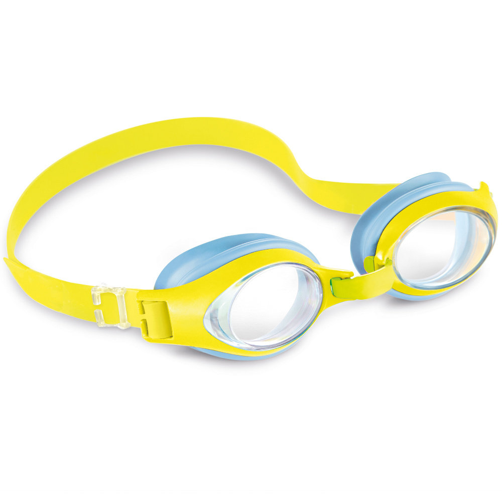 Zdjęcia - Maska do pływania Intex Okulary do pływania żółto- niebieskieINTEX 55611 