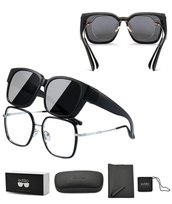 Okulary FIT OVER Nakładane na Korekcyjne przeciwsłoneczne z polaryzacją EST-203-1M