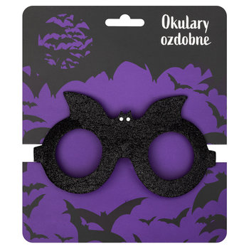 Okulary, Halloween, Czarny, Nietoperz - Empik