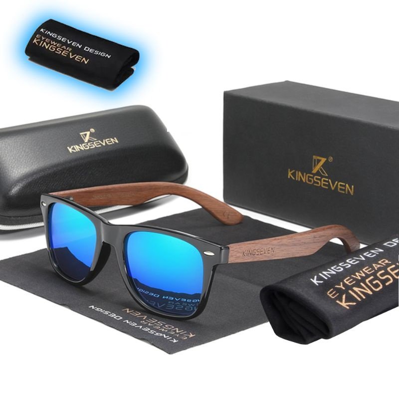 Okulary Kingseven Niebieskie - Bezmarkowe | Moda Sklep EMPIK.COM