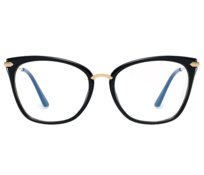 Okulary kocie do komputera damskie z filtrem BLUE Light zerówki 2574